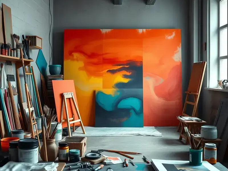 Our painting company workspace