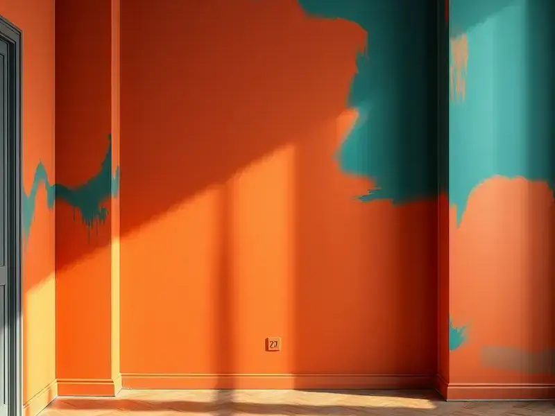 Professional interior painting finish