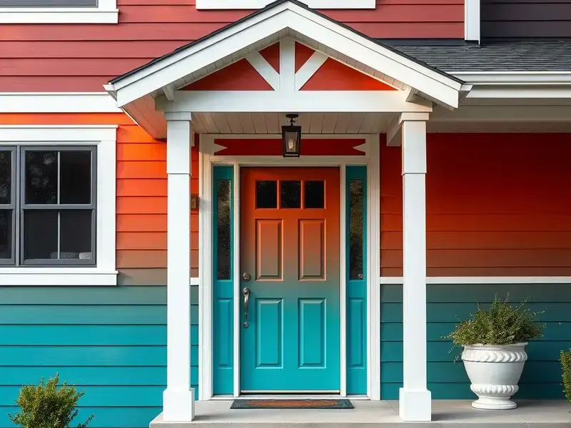 Exterior home painting project